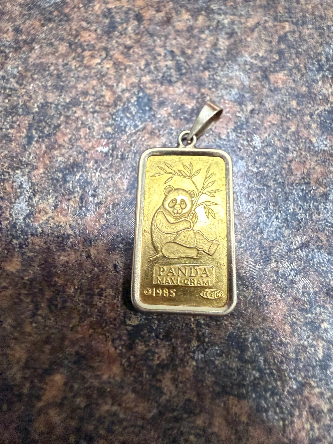 Credit Suisse 5g Fine Gold Panda Maxi-Gram Pendant