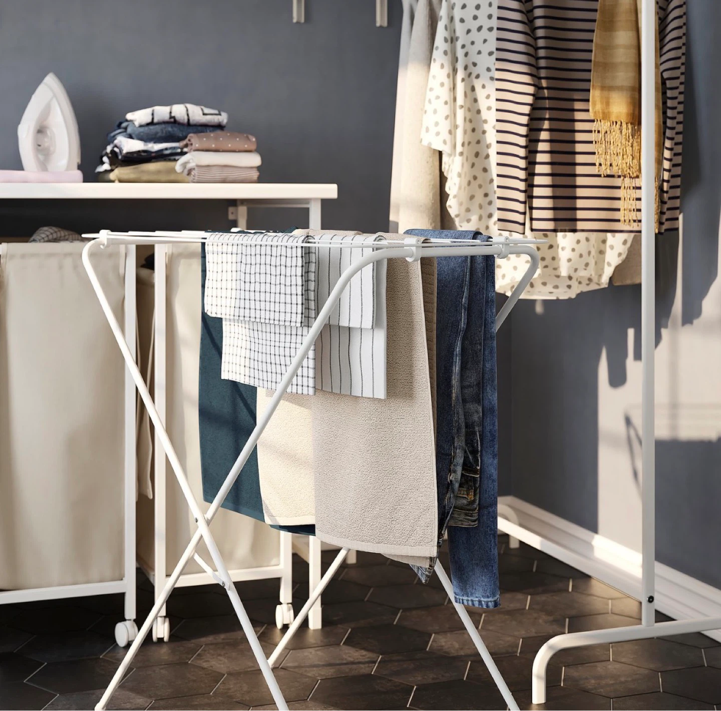 Pair of IKEA JÄLL Indoor/Outdoor Drying Racks (2 Pieces) - photo 5