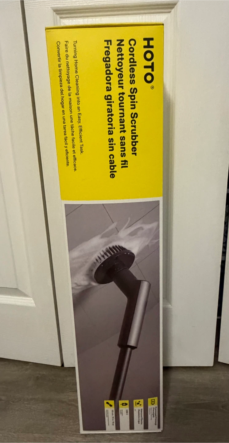 HOTO Cordless Spin Scrubber with 6x Brush Heads