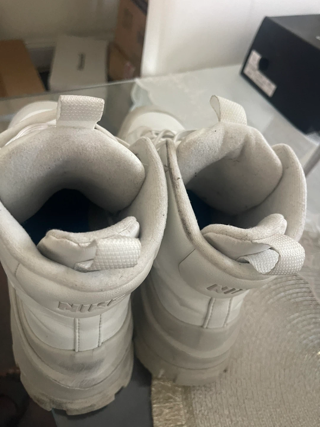 Nike White High-Top Sneakers