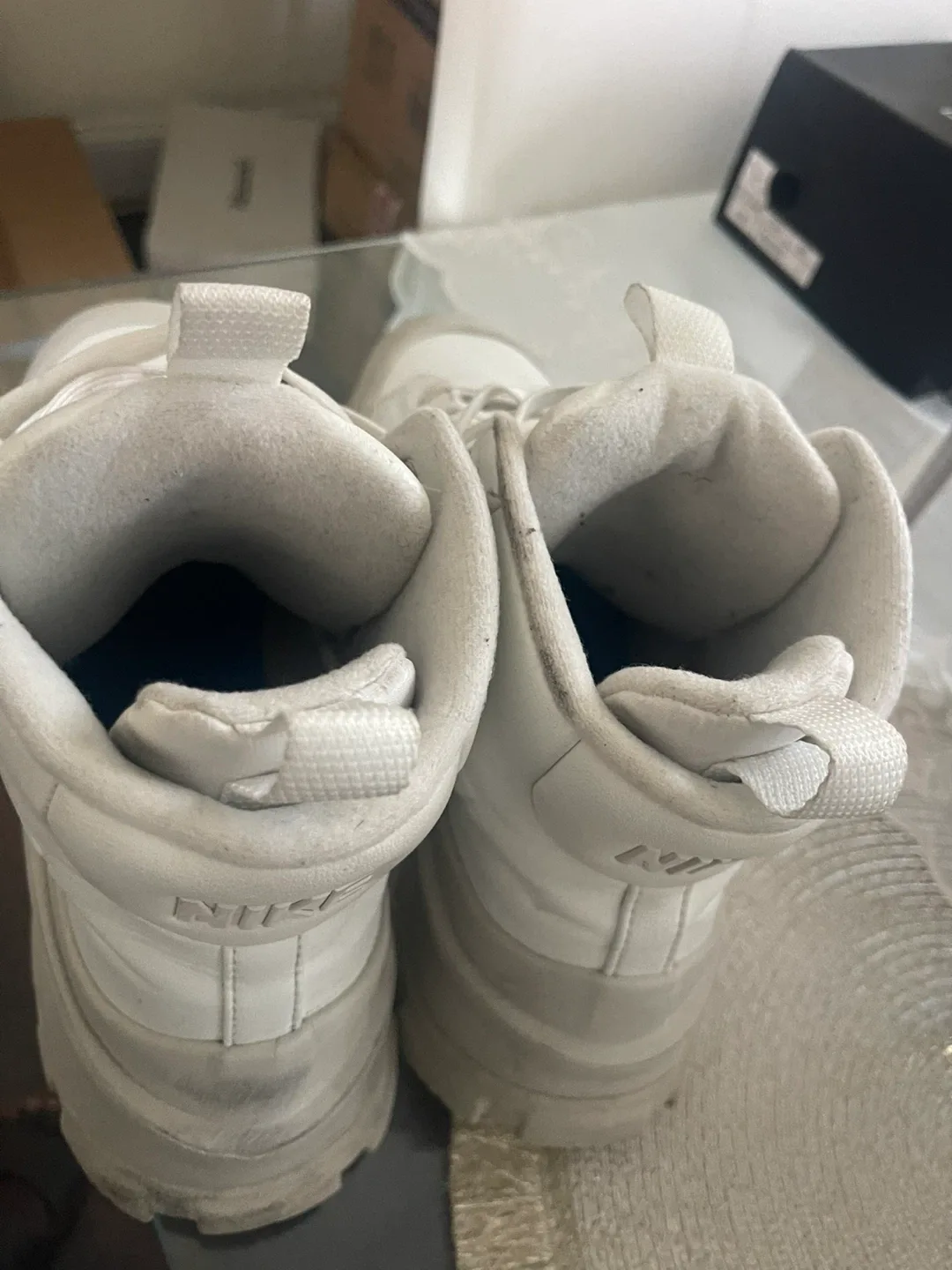 Nike White High-Top Sneakers