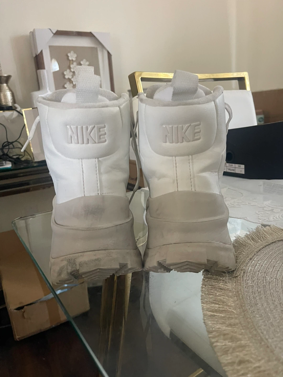 Nike White High-Top Sneakers - photo 2
