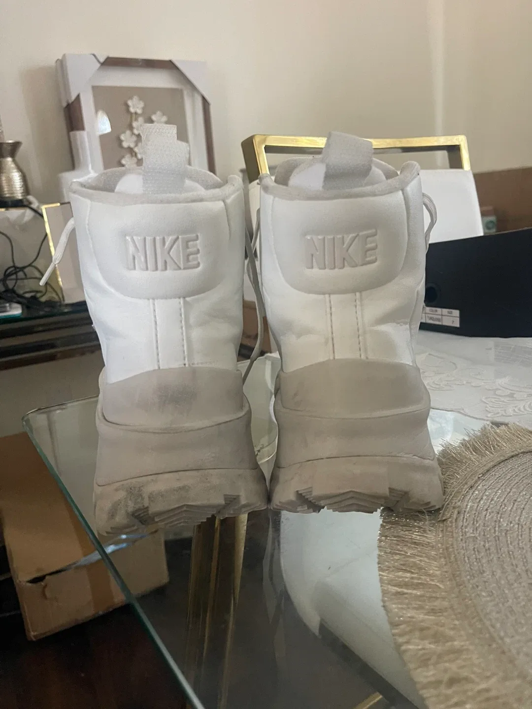 Nike White High-Top Sneakers - photo 2