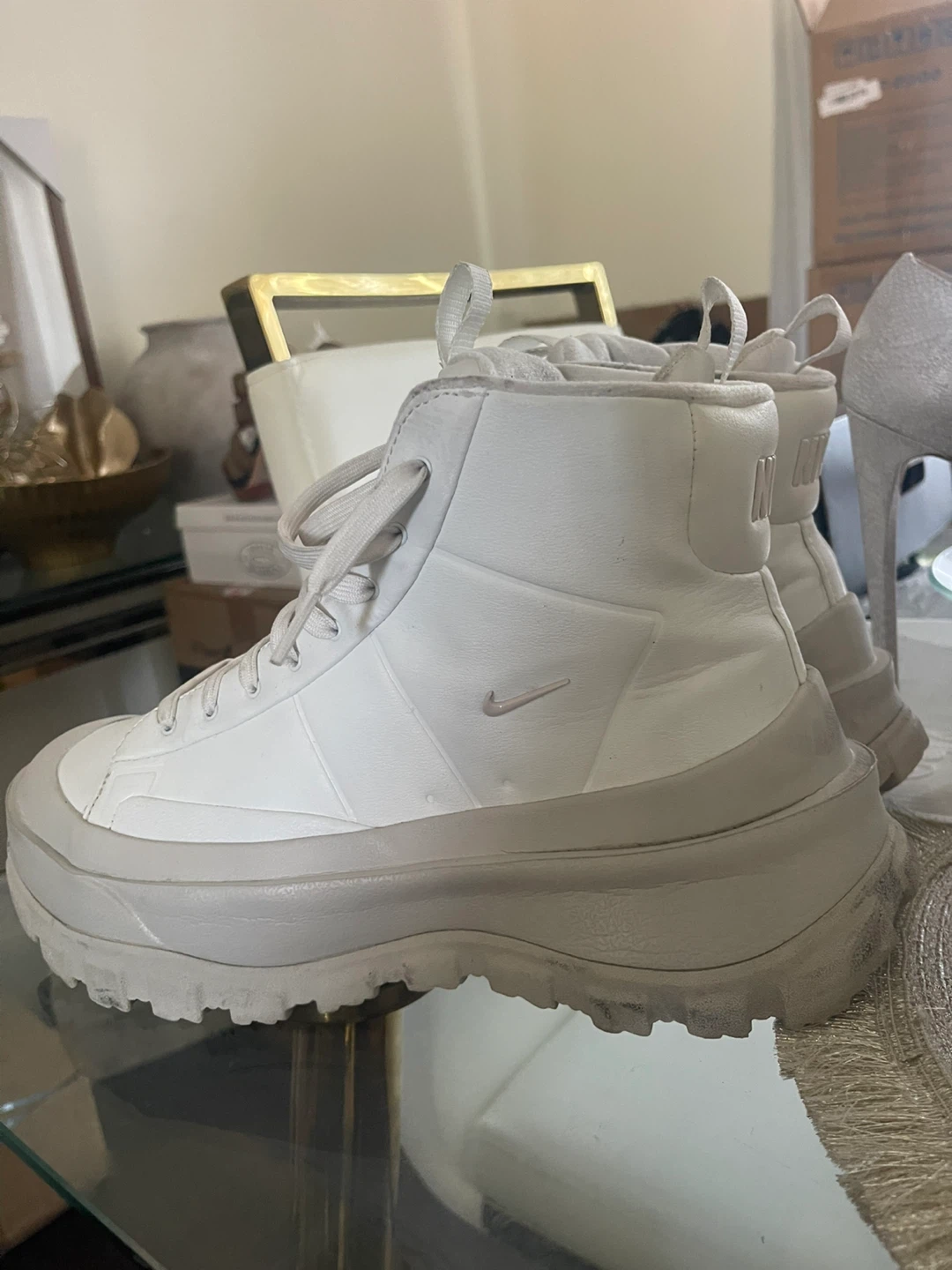 Nike White High-Top Sneakers - photo 3