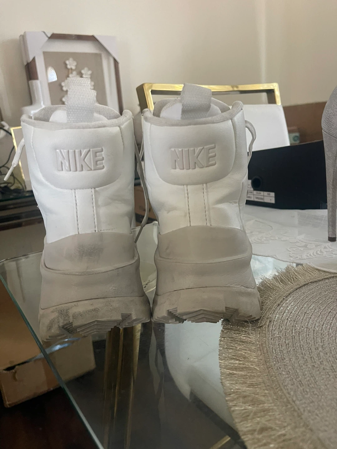 Nike White High-Top Sneakers - photo 5
