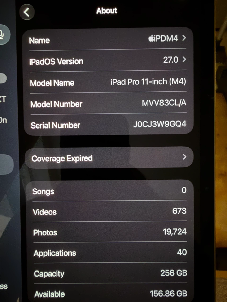 Apple iPad Pro 11-inch (M4) 256GB wifi trade for iPhone Air - photo 4