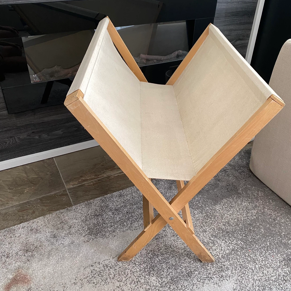 Folding print rack. Large wooden Art storage and display rack - photo 2