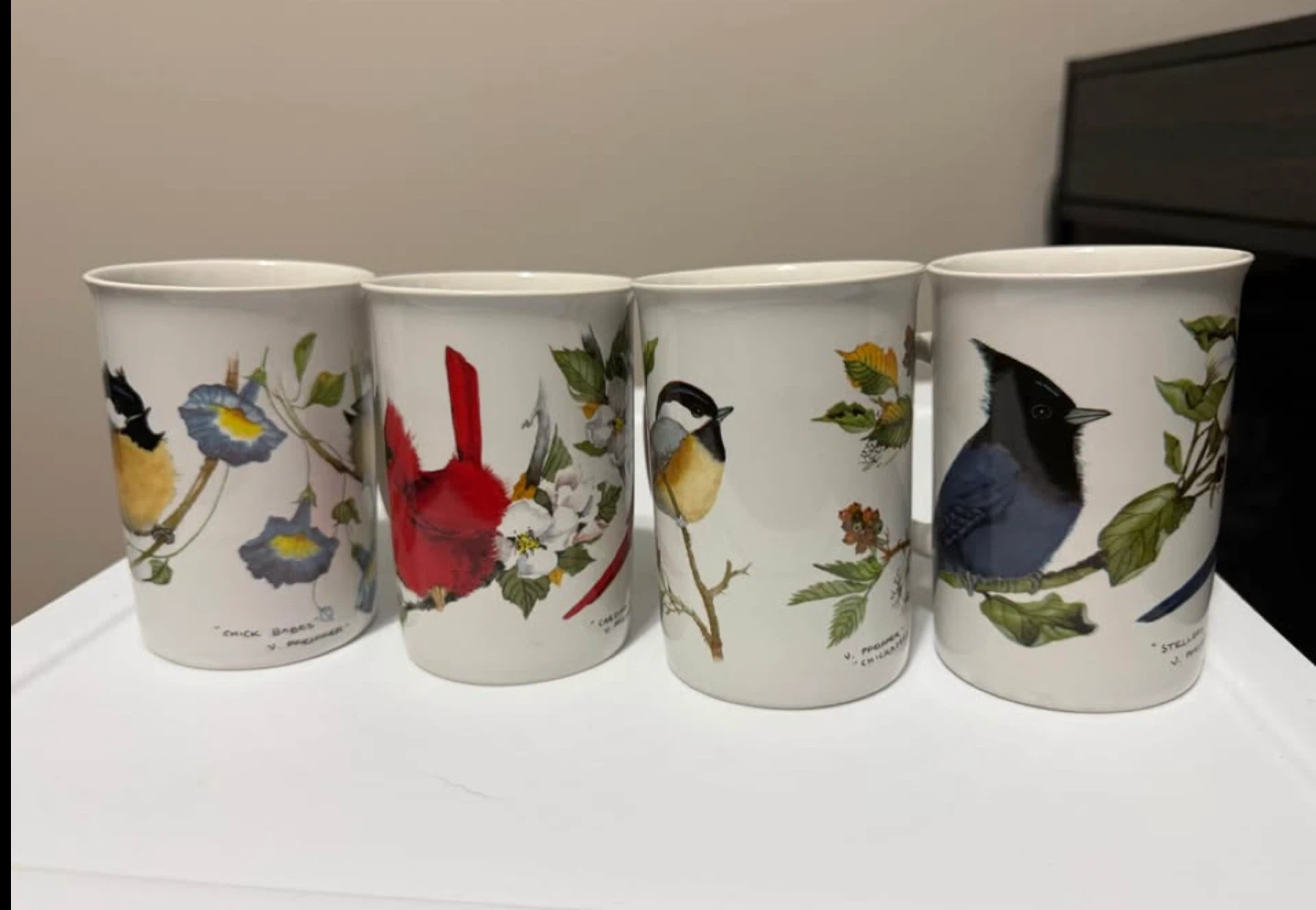 Set Of 4 Capilano Birds Coffee Mugs – Valerie Pfeiffer - photo 2