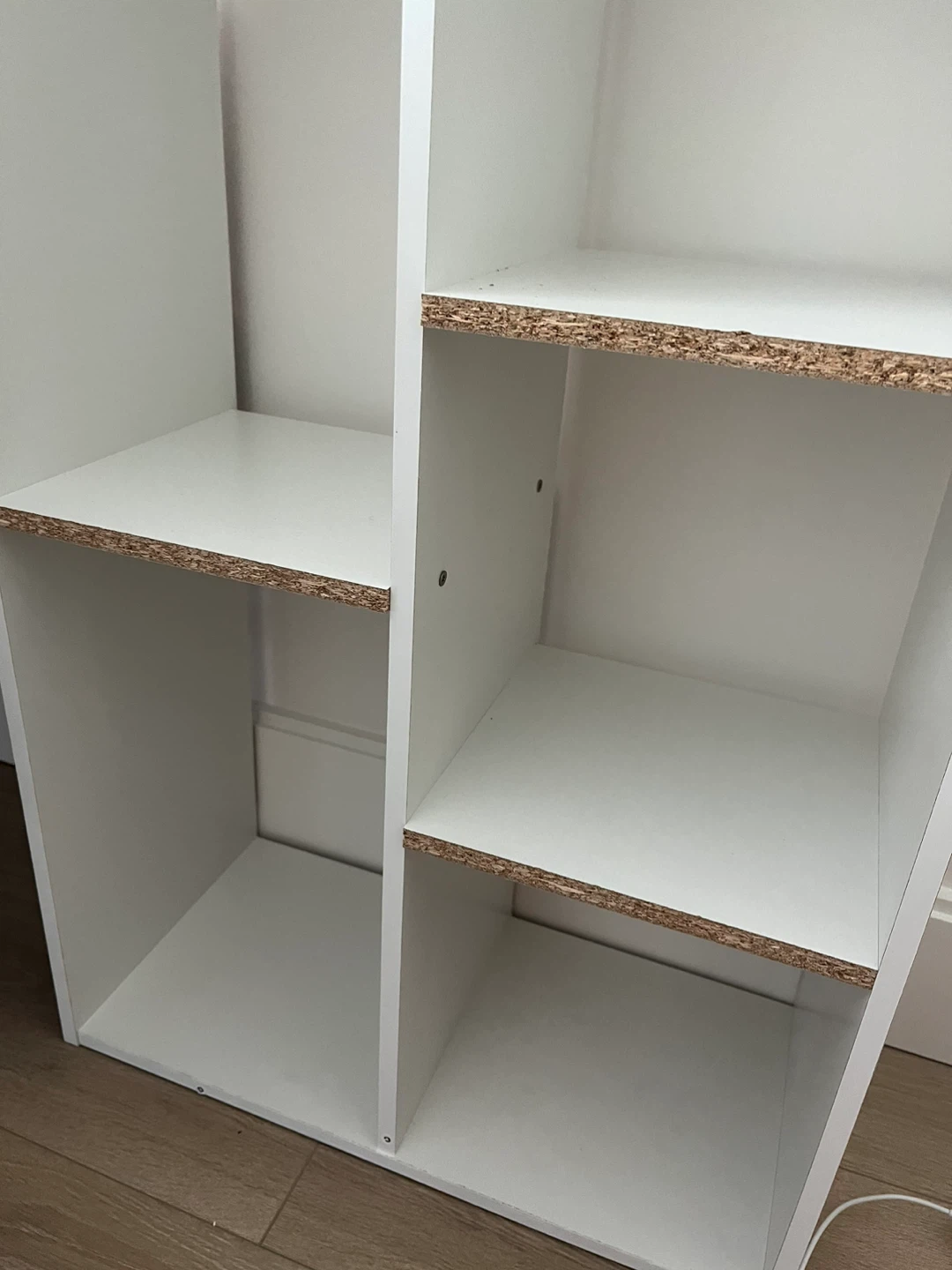 White 5-Cube Storage Shelf - photo 2