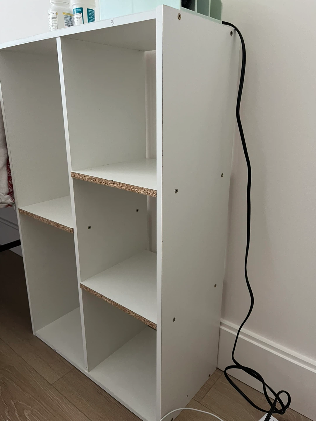 White 5-Cube Storage Shelf - photo 3