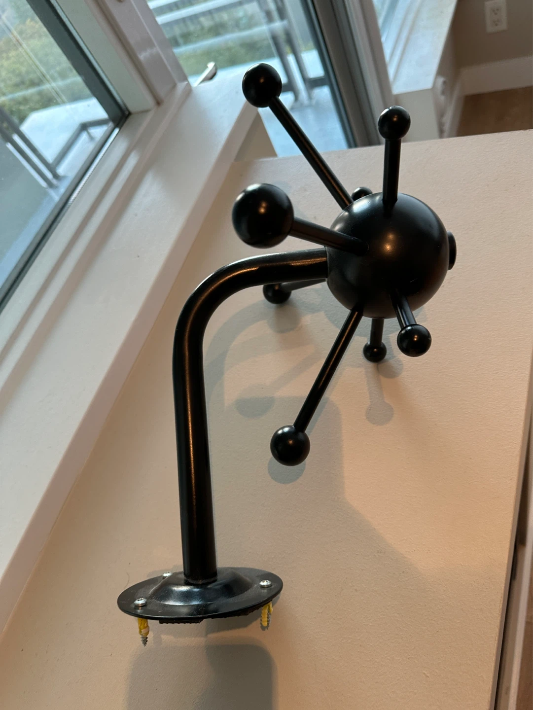 Black Sputnik Atomic Coat Rack