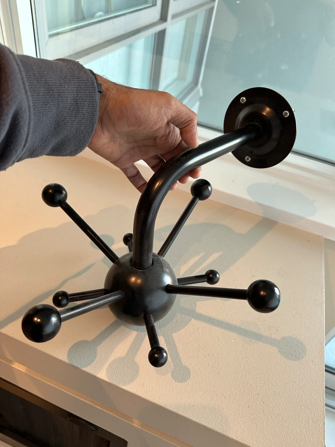 Black Sputnik Atomic Coat Rack - photo 2