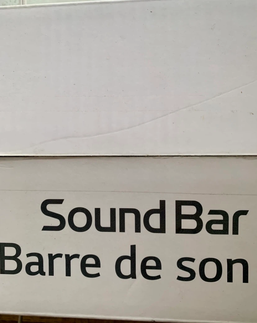 LG Sound Bar never used.