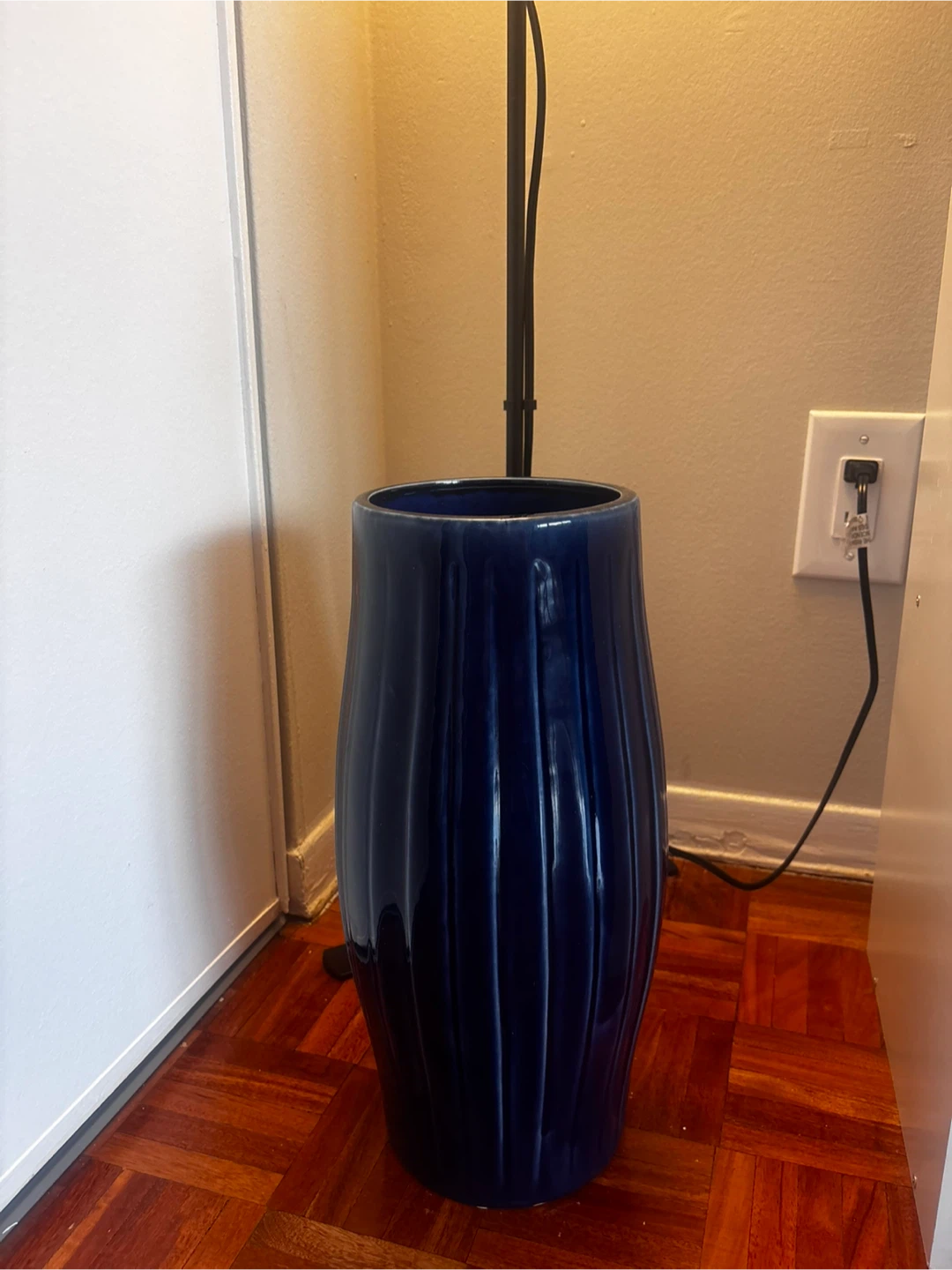 Set of 3 Vases - Blue, Purple, White Floral - photo 2
