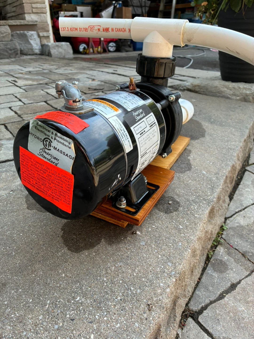Jet tub/Hot tub American Standard 3/4 HP Ultra Flo Pump