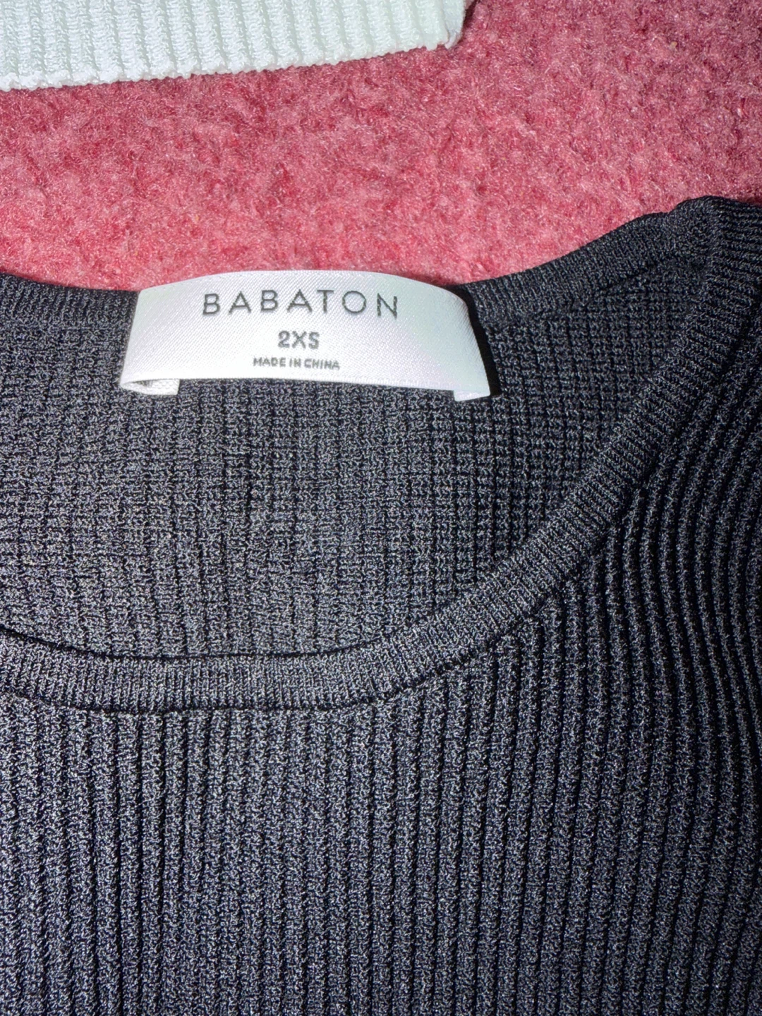 Babaton Ribbed Tank Tops - Black & White - photo 5