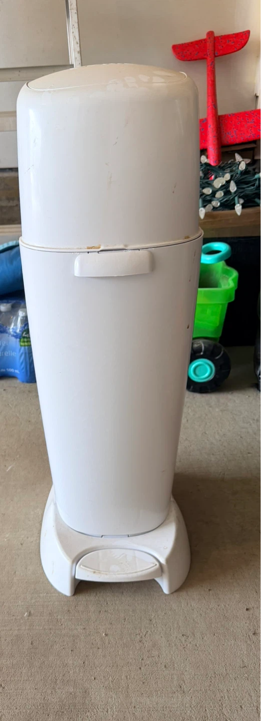 White Diaper Pail