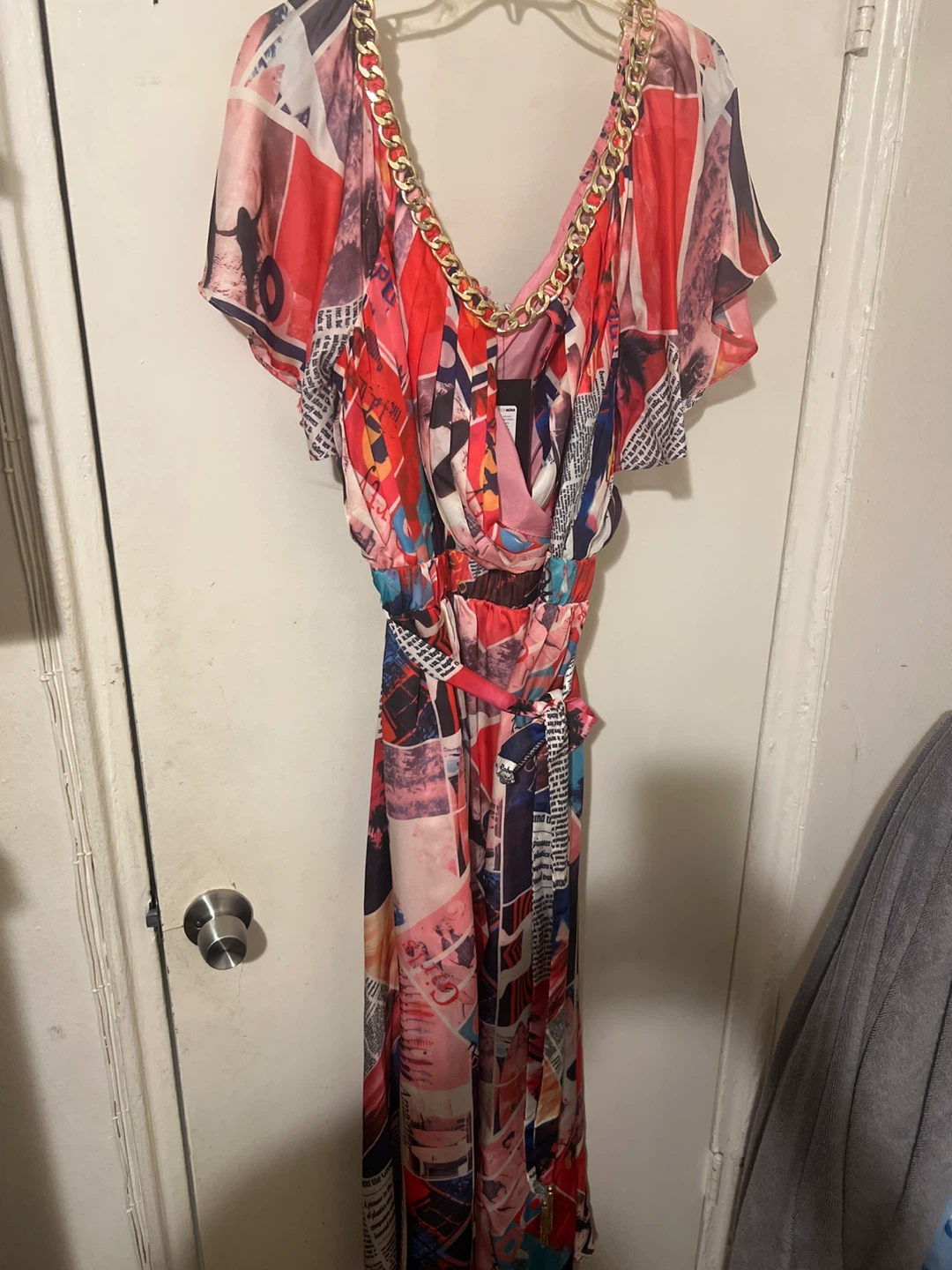 Fashion Nova Vogue Moment Printed Maxi Dress Size 2X - photo 2