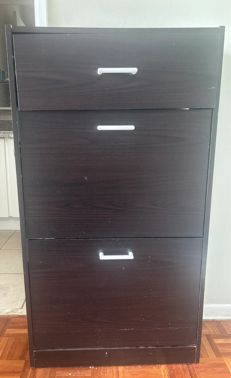 Dark Brown shoe cabinet