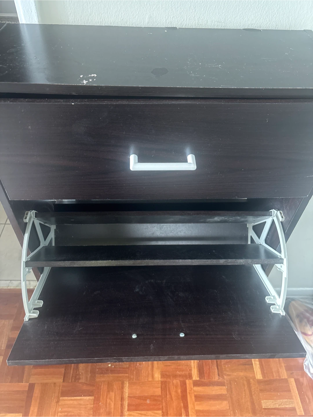 Dark Brown shoe cabinet - photo 2