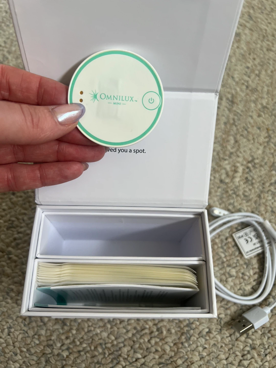 Omnilux Mini Blemish Eraser Anti-Acne LED Device - photo 2