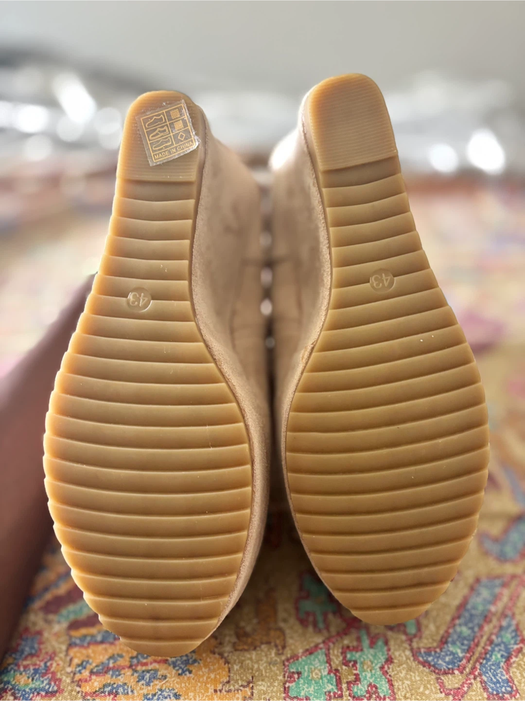 Tan Suede Wedge Ankle Boots - photo 5