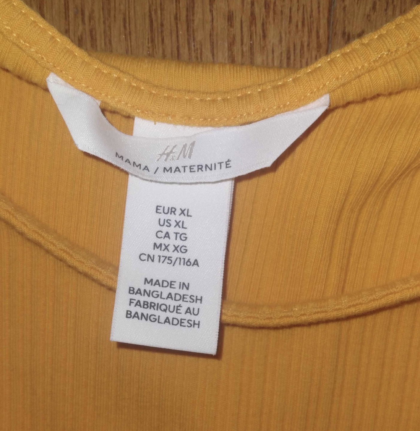 H&M Mama Maternity Dress XL Yellow - photo 2
