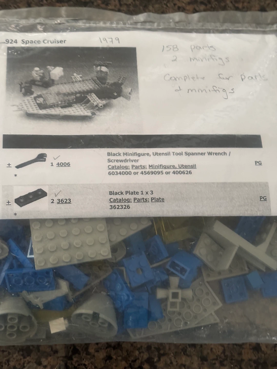 LEGO 924 Space Cruiser (1979)