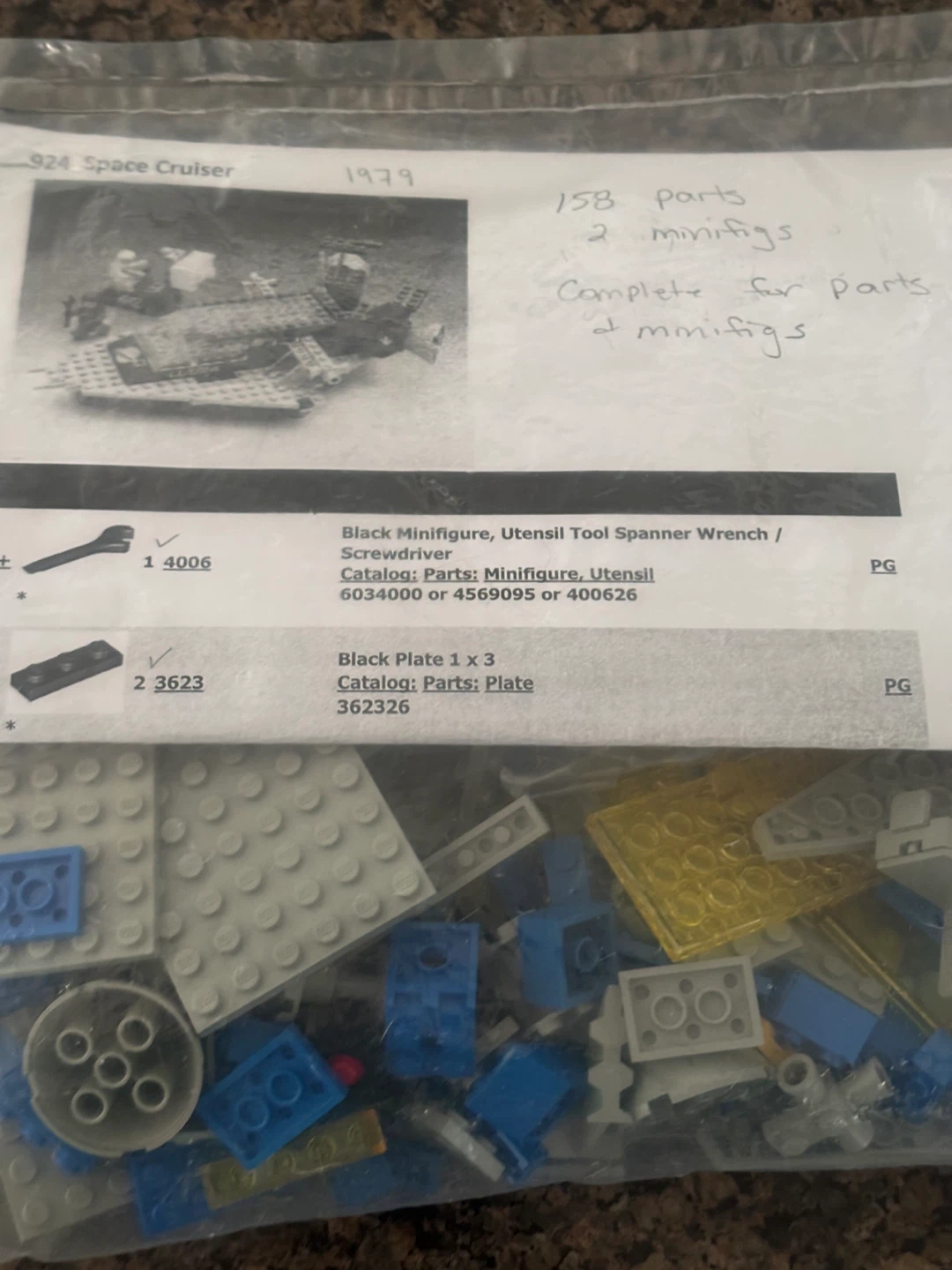LEGO 924 Space Cruiser (1979) - photo 2