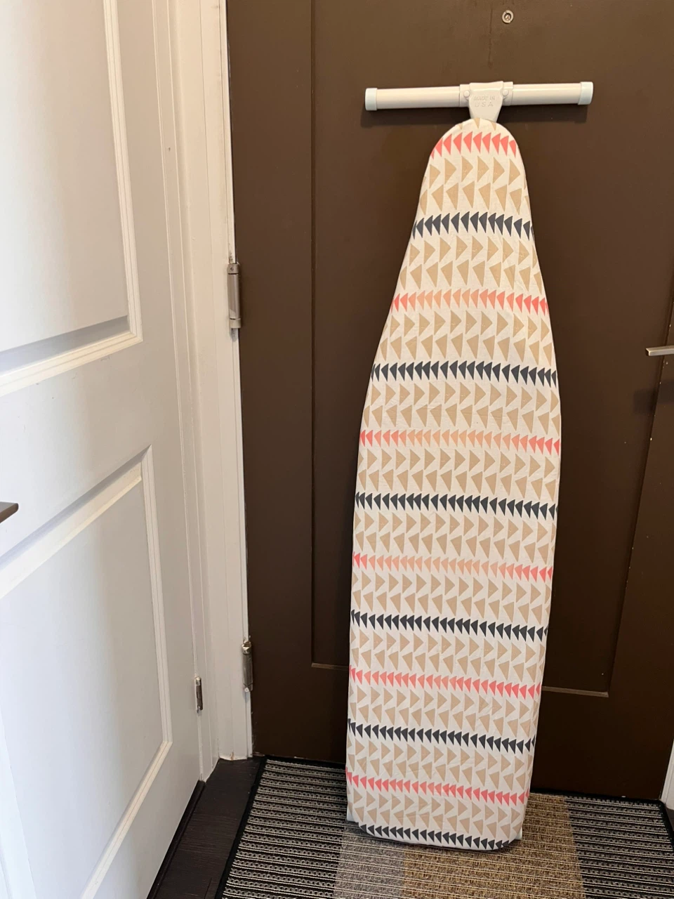 Ironing Board with Geometric Pattern Cover