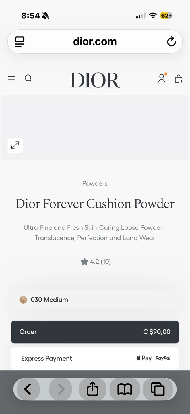 Dior Forever Cushion Powder - Medium - photo 5