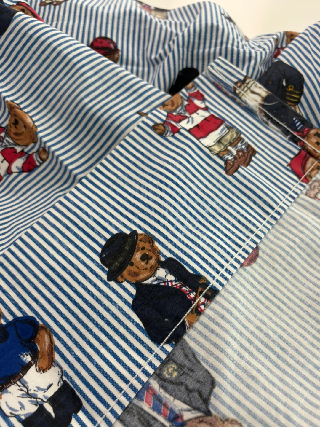 Vintage Ralph Lauren Home Polo Bear Twin Flat Sheet - photo 4