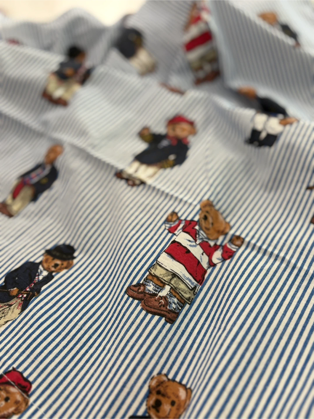 Vintage Ralph Lauren Home Polo Bear Twin Flat Sheet - photo 5