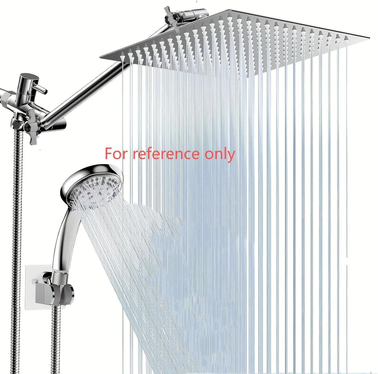 Rainfall Shower Head and Hand-Held Shower Combo
