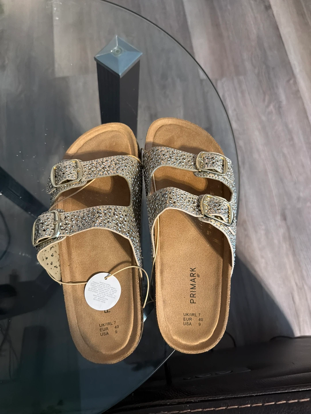 Cute Gold sandals Size US 9 - photo 2