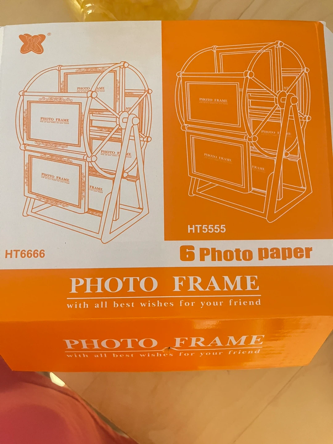 6 Photo Frame Ferris Wheel Display