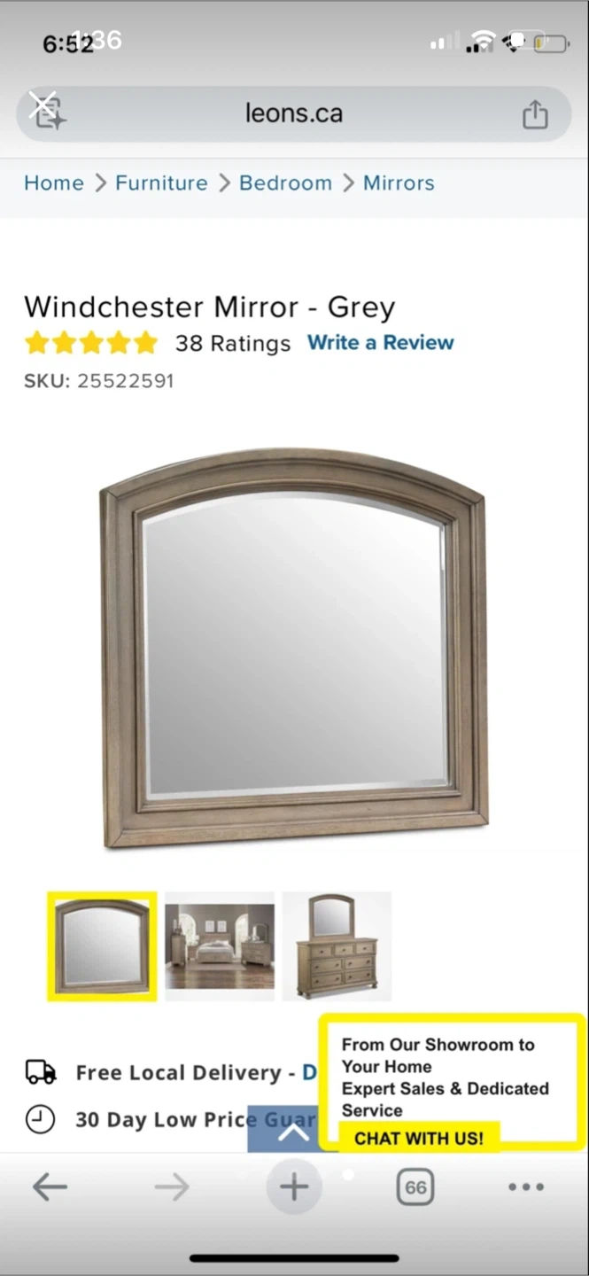 Winchester Mirror - Grey - photo 4
