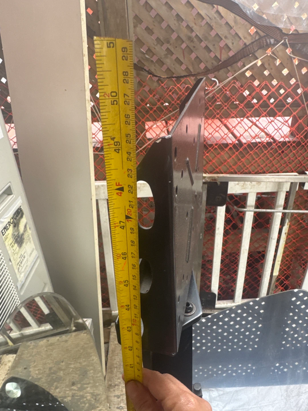 Black Glass TV Stand with Mount - photo 3