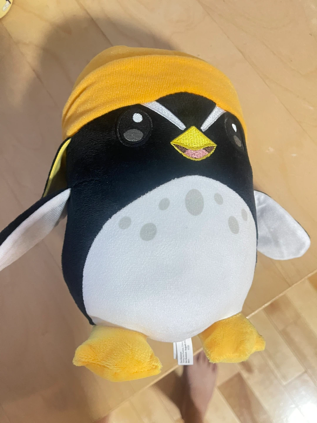 Penguin Plush Toy with Yellow Headband