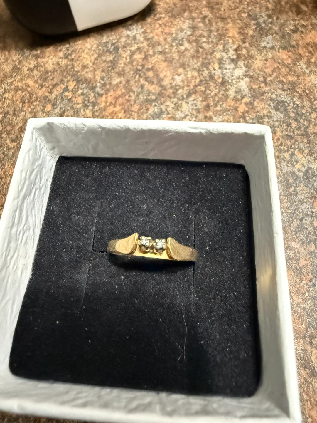 14kt Yellow & White Gold  Engagement Ring with 0.20ct Diamond - photo 3