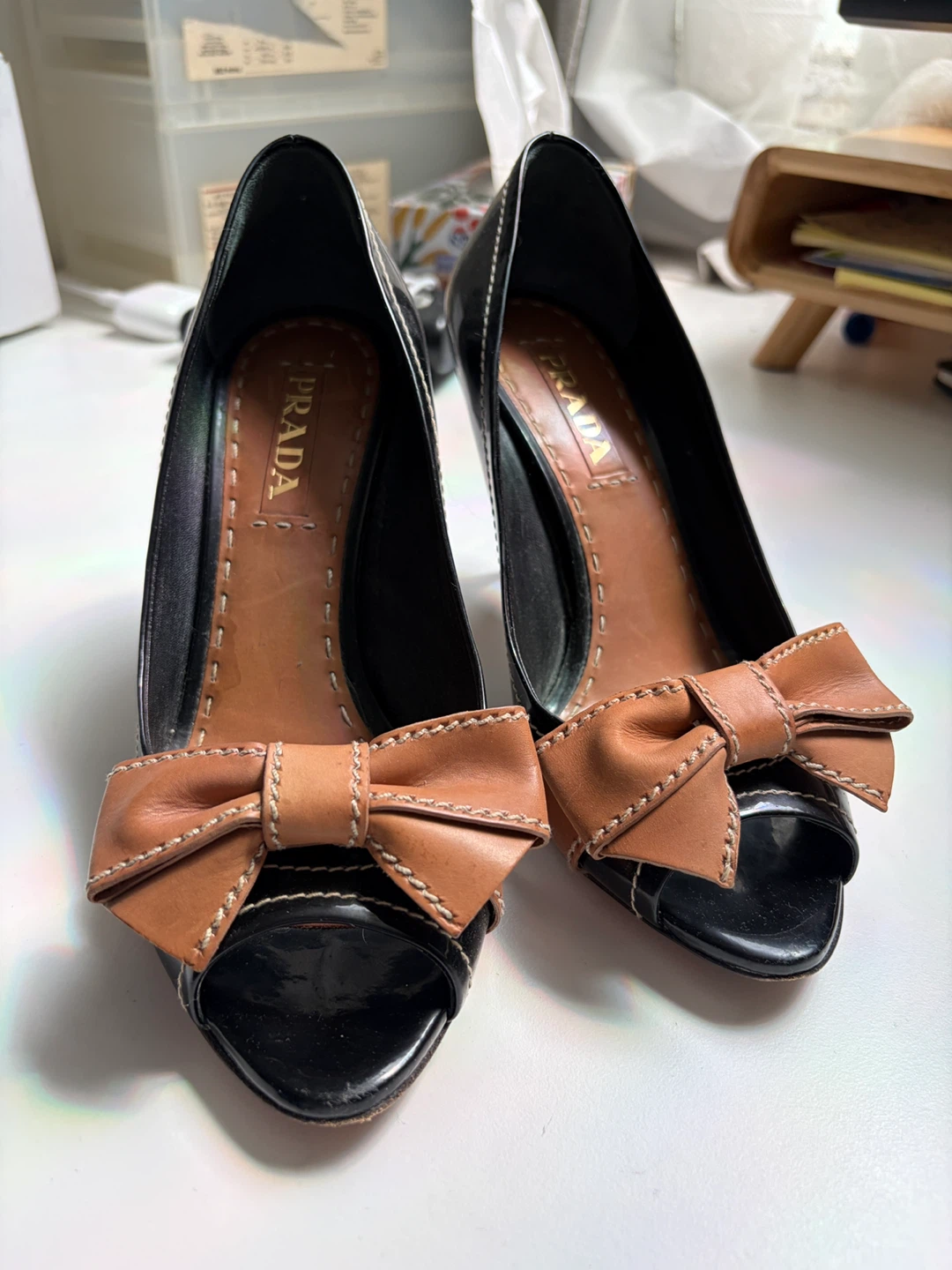 Vintage Prada pumps/heels size 37.5 could fit 38