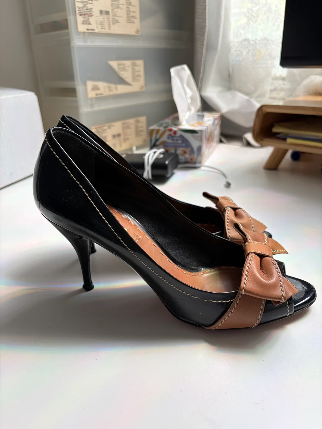 Vintage Prada pumps/heels size 37.5 could fit 38 - photo 2