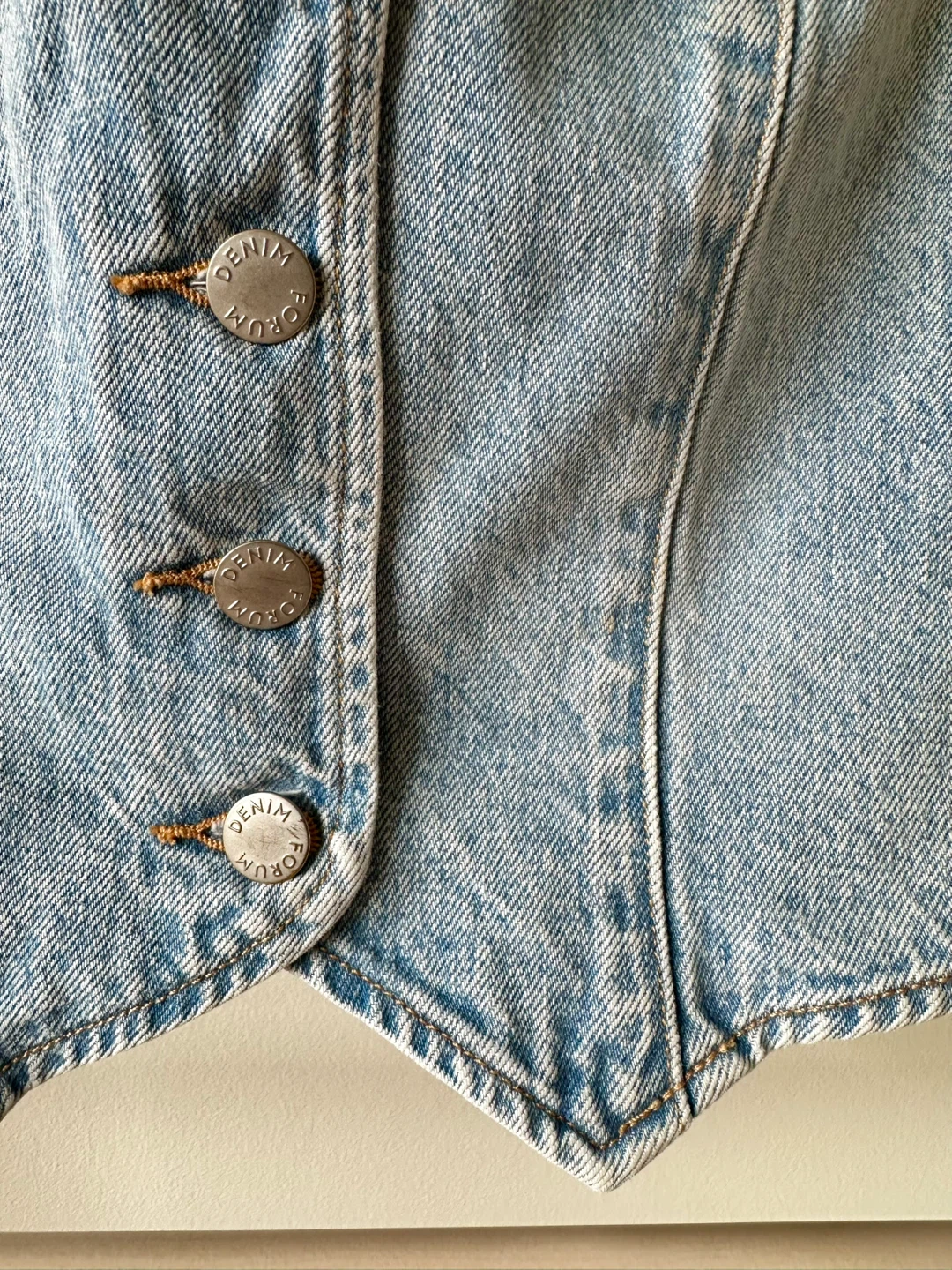 Denim Forum the 90s Mia Denim Vest - photo 3