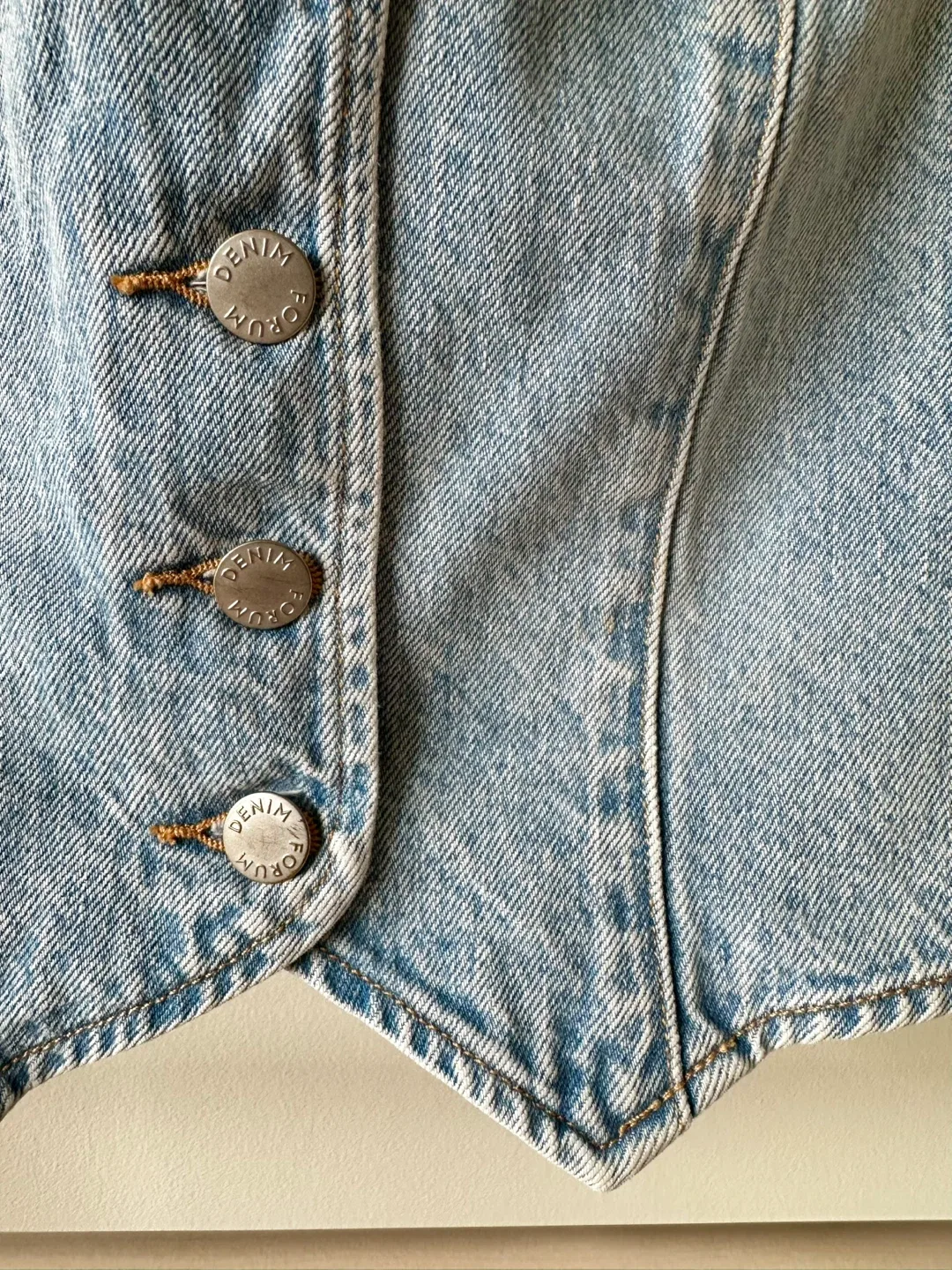 Denim Forum the 90s Mia Denim Vest - photo 3