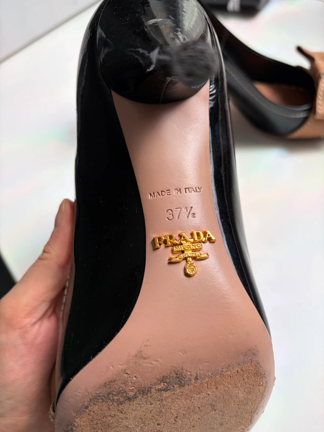 Vintage Prada pumps/heels size 37.5 could fit 38 - photo 3