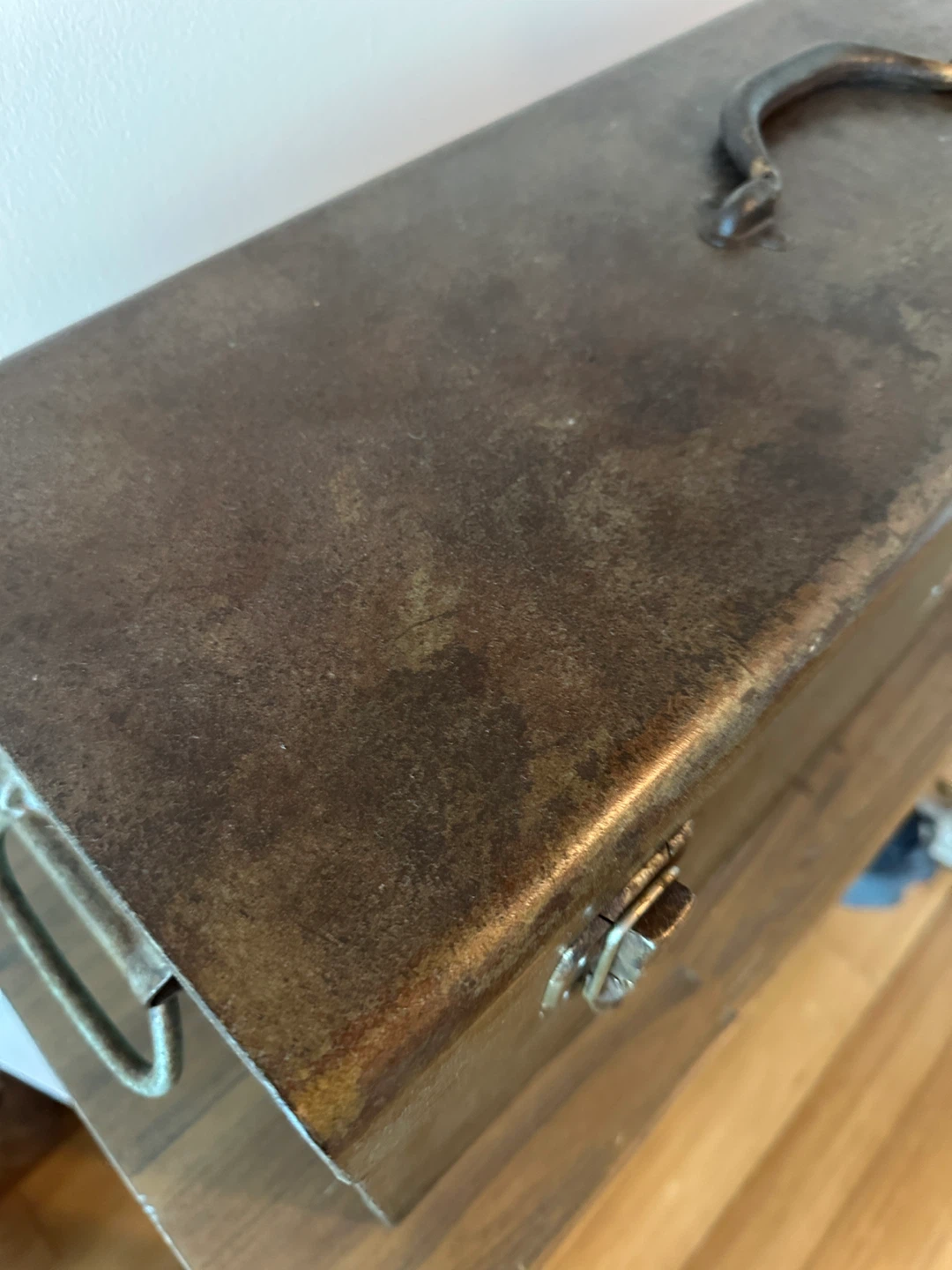 LARGE VINTAGE CRAFTSMEN STEEL TOOL KIT BOX - photo 5