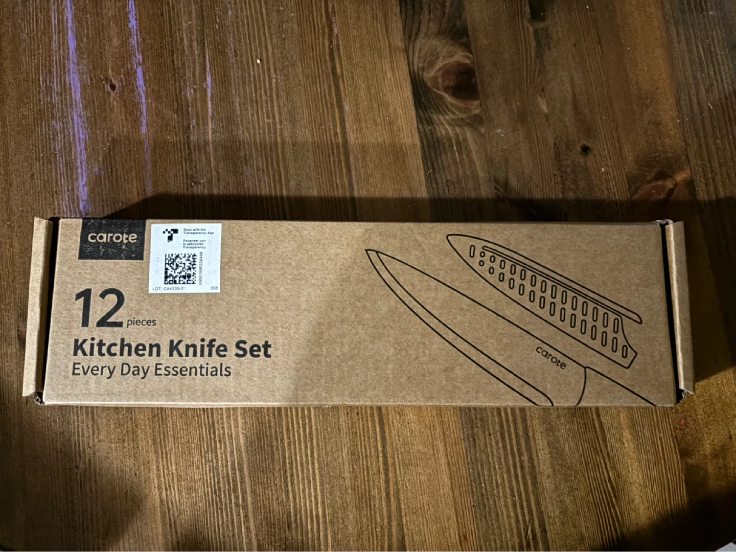 Carote 12 Piece Kitchen Knife Set