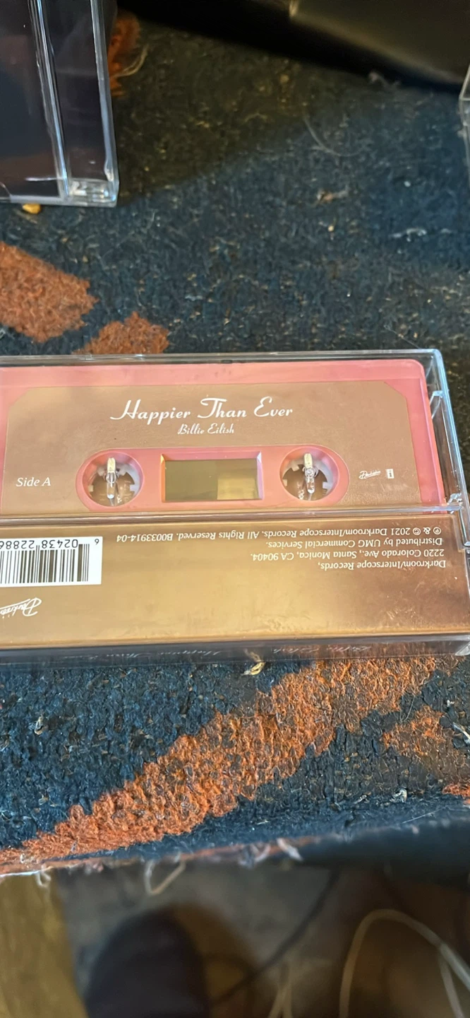 Billie Eilish Happier Than Ever Cassette - photo 3