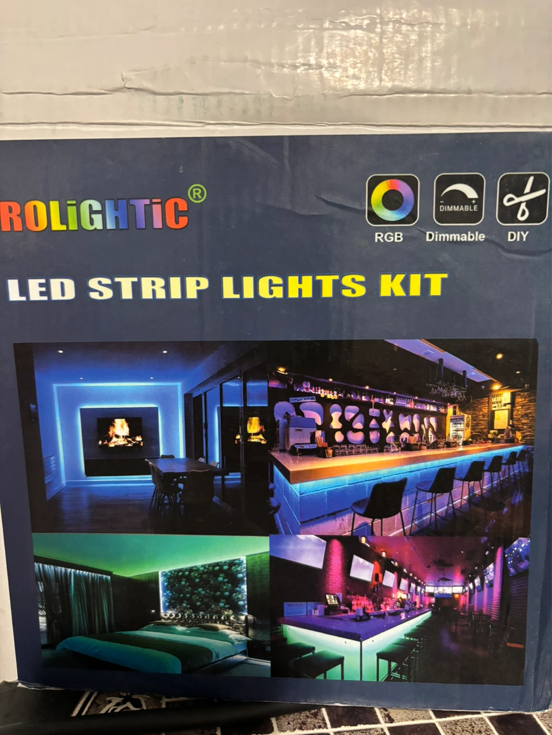 ROLIGHTIC RGB Dimmable LED Strip Lights Kit