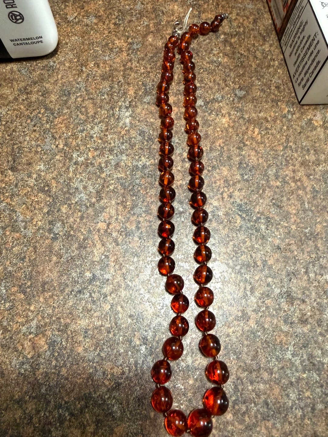 Marysieńka Amber Beaded Necklace
